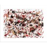 Arte moderno, Decorativo Abstracción estilo Pollock decoración pared Abstractos Pintura Abstracta venta online